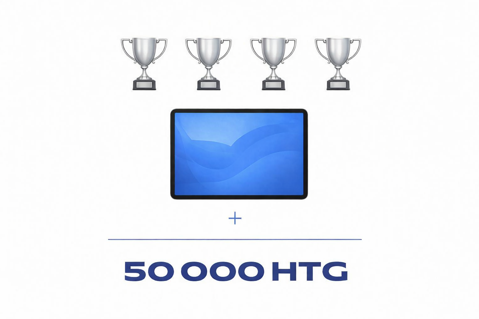 Top 3 - 50 000 HTG + Laptop